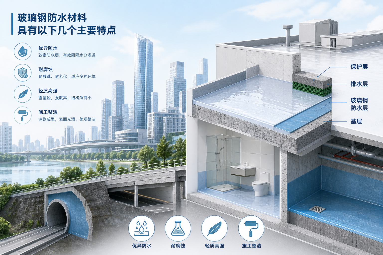 2023年玻璃钢防水材料市场趋势分析,关注 岳阳 发展